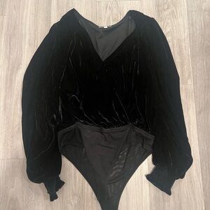 vici velour bodysuit